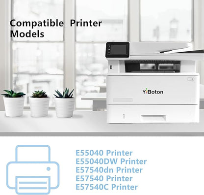 W9060 W9060MC Black Extra High Capacity Toner Cartridge Compatible for HP W9060MC Toner for Color Managed E55040 E55040DW E57540dn E57540 E57540C Series Printer