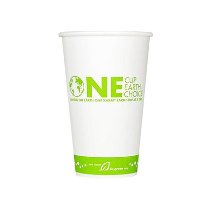 Karat Earth KE-K516 16 oz. Eco Print Paper Hot Cup (Case of 1000)