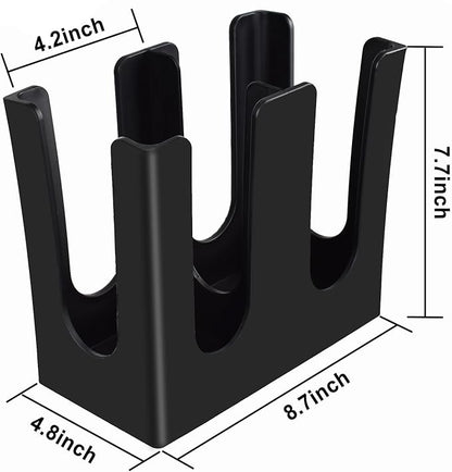 Cup Dispenser, Coffee Cup and Lid Holder for 5oz-16oz Paper Plastic Cups, Cup Organizer for Bathroom Countertop Coffee Bar Office Breakroom