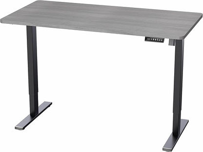 VIVO Electric 55 x 28 in Standing Desk, Memory Height Adjustment, 1B Series, One-Piece Dark Gray Top, Black Frame, DESK-KIT-1B55G