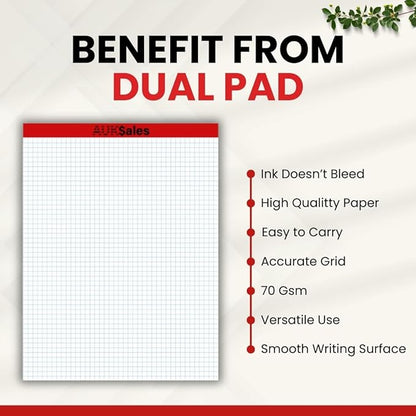 Graph Paper Pad Multisize (1, 8.5" x 11")