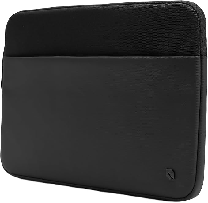 Incase A.R.C. Laptop Sleeve 14 Inch – MacBook Case with Faux Fur Lining, External Pocket – Fits MacBook Pro Air Lenovo Dell HP – Laptop Cover, Computer Case - Travel, Work, College - Black