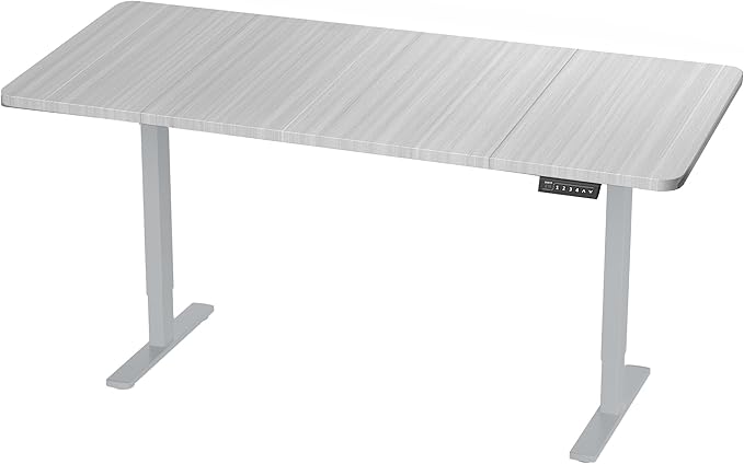 VIVO Electric 71 x 30 in Standing Desk, Memory Height Adjustment, 1B Series, Dark Gray Top Gray Frame, DESK-KIT-1G7G