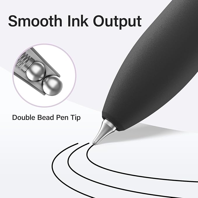 inkipen- 16 Pack Pens, Gel pens Black Ink, Fine Point(0.5mm),Quick-Drying Smooth Writing,School and Office Supplies （black）