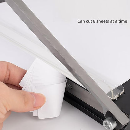 Multifunctional Paper Cutter with Accuracy Cutter 8 Sheets Photo Trimming Device for Office School and Home Use Office Paper Trimmer