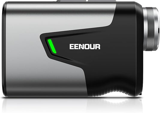 EENOUR Golf Rangefinder with Slope,1200 Yards 7X Magnification, Laser Range Finder with Pin Lock Vibration,Rechargeable Battery,IP54 Waterproof, Stripe,Golf Accessories for Men Women