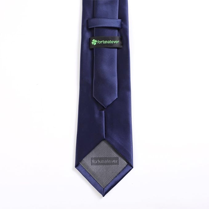 Mens Solid Satin Mens Tie With Hanky,Handmade Neckties For Men