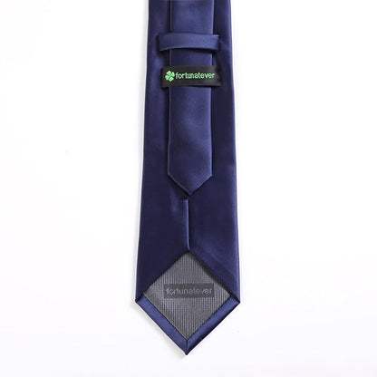 Mens Solid Satin Mens Tie With Hanky,Handmade Neckties For Men