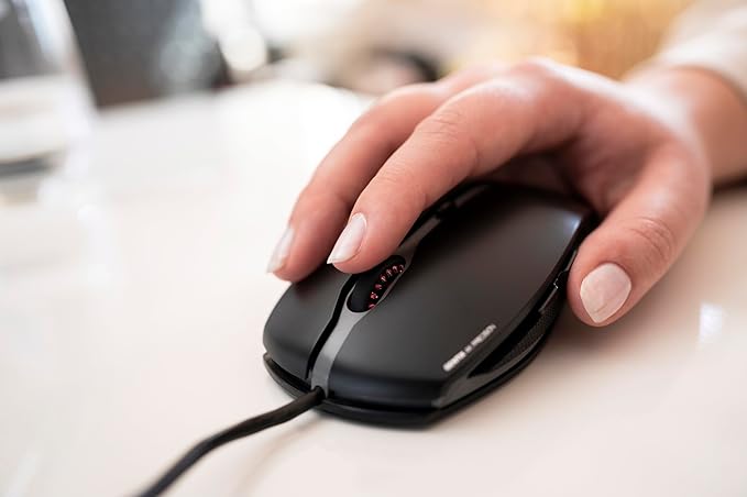 Cherry GENTIX 4K mice USB Optical 3600 DPI Ambidextrous, Black