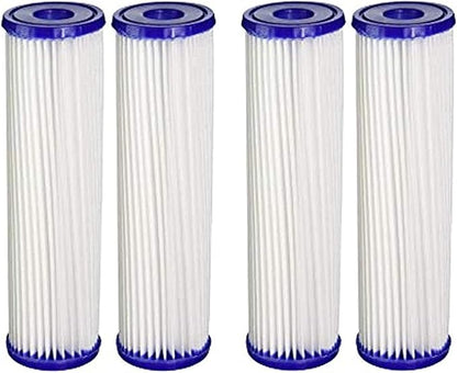 CFS – 4 Pack Water Filter Cartridges Compatible with EQ-PFC.35 Models – Remove Bad Taste & Odor – Whole House Replacement Water Filter System, White