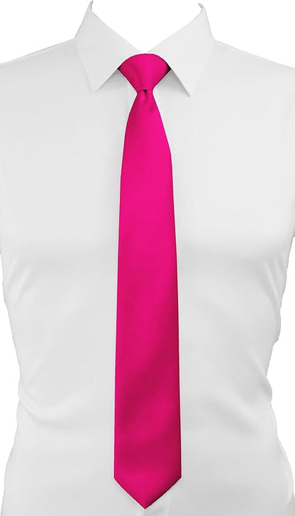 trilece Ties for Men - Men's Solid Color Ties - Formal Neckties for Men - Neck Tie for Man