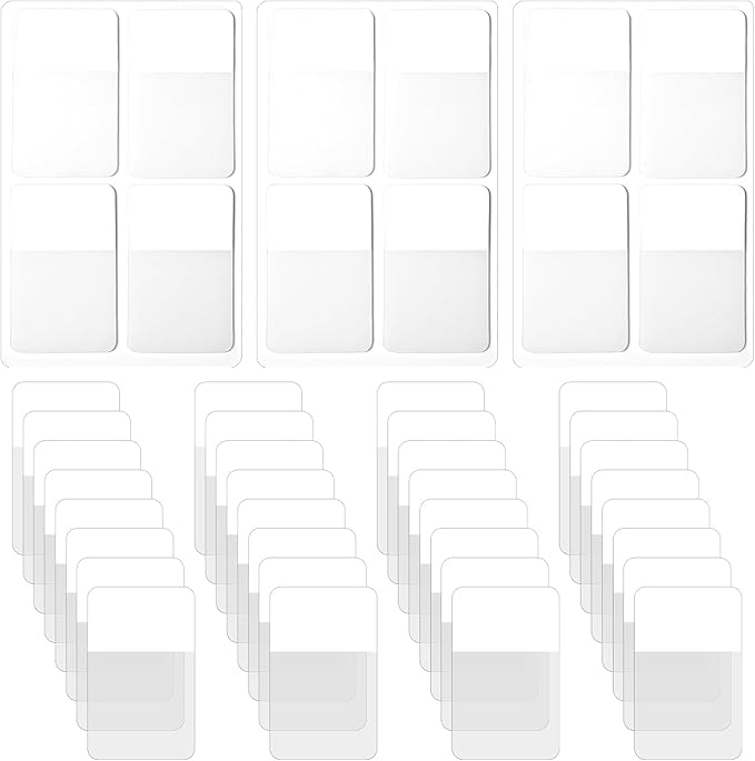480pcs Sticky Index Tabs, Writable File Tab, Page Markers Tabs, White PET Sticky Notes for Reading, Bible Journaling, Office Filing, Color Coding & Book Annotation(1.6 X 1 Inch)