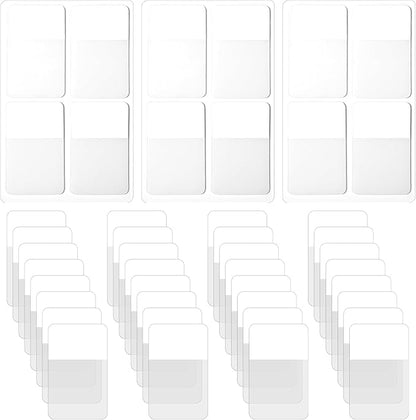 480pcs Sticky Index Tabs, Writable File Tab, Page Markers Tabs, White PET Sticky Notes for Reading, Bible Journaling, Office Filing, Color Coding & Book Annotation(1.6 X 1 Inch)