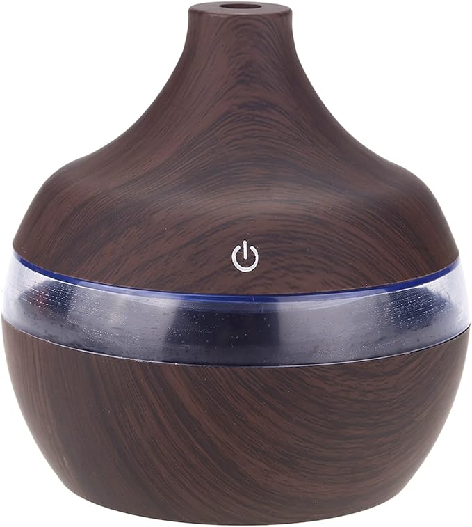 300ml Wood Humidifier, USB Electric Air Diffuser, Wood Humidifier, Essential Oil, Aromatherapy, Cool Mist, Humidifier Bedroom, Living Room,