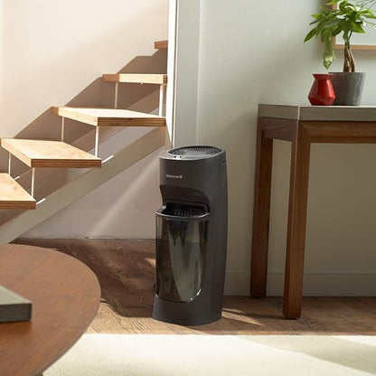 Honeywell Top Fill Tower Humidifier, Digital Humidistat, Black – Cool Mist Humidifiers for Bedroom, Home or Office with Space-Saving Tower Design