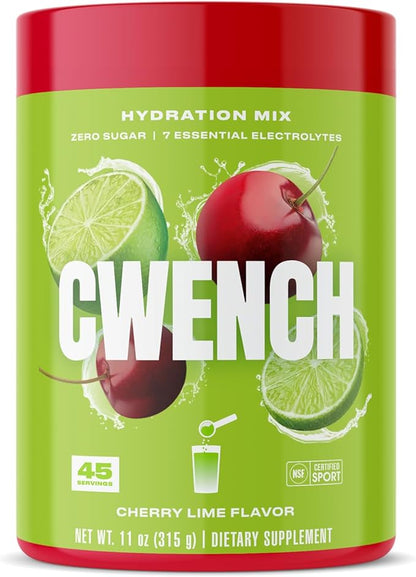 Cwench Electrolyte Mix - Cherry Lime 11oz