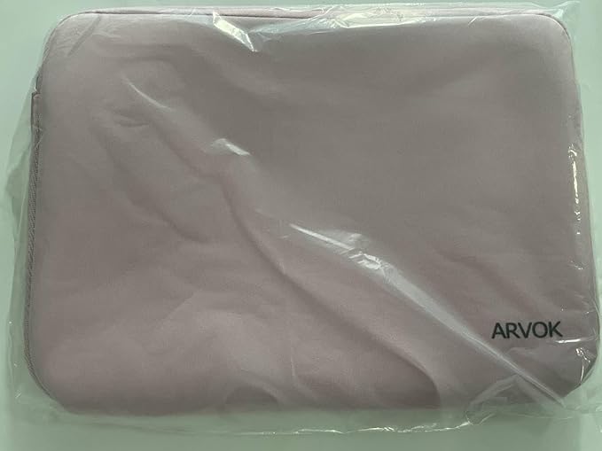 Arvok 13 13.3 14 Inch Laptop Sleeve Case for MacBook Pro/MacBook Air 13-14 inch, Water-Resistant Notebook Chromebook Computer Pouch, Carrying Bag Cover for HP/Dell/Lenovo/Asus/Acer, Pink