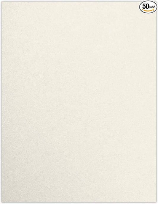LUXPaper 8.5" x 11" Paper | Letter Size | Quartz Metallic | 80lb. Text | 50 Qty