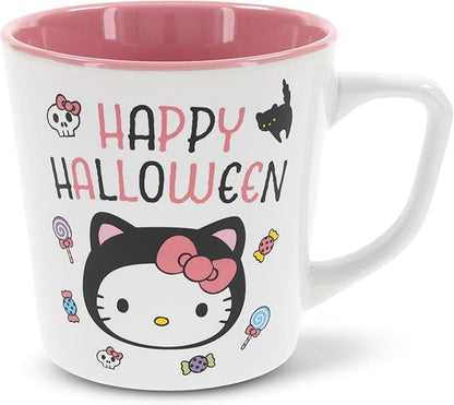 Silver Buffalo Sanrio Hello Kitty Halloween Ceramic Mug, 17.5 Ounces