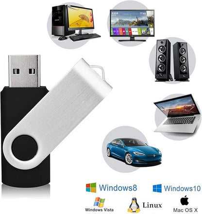KEXIN Flash Drive 32GB USB 3.0 Flash Drive Bulk Thumb Drive with LED Indicator 32G USB 3.0