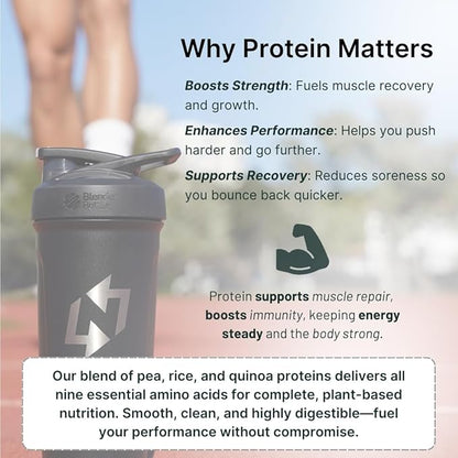 Nutrition On The Go Vegan Protein Powder Packets with Creatine – 20g Plant Proteins + 5g Creatine – Single-Serve Travel Protein Powder – All-Natural, Gluten-Free – Chocolate – (15-Pack)