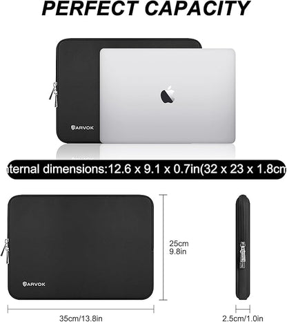 ARVOK Laptop Sleeve Case,Waterproof Notebook Cover for MacBook Air MacBook Pro inch, Computer Carrying Bag