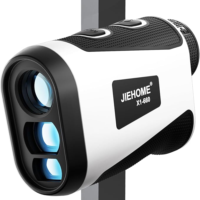 X1 Golf Rangefinder with Slope, Flagpole Lock and Vibration, 660/1100YDS Laser Rangefinder for Golfing & Hunting, Rechargeable Laser Range Finder Distance Measuring with High-Precision