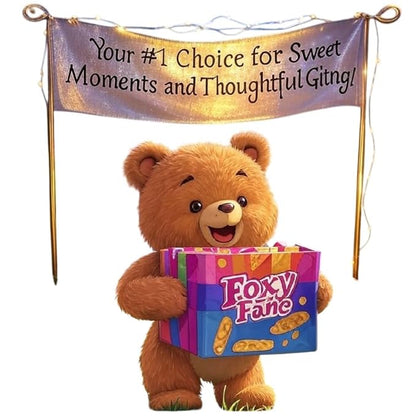 Foxy Fane 120 count Deluxe Snack Box - Ultimate Gift Care Package with Variety Assortment of Crackers, Cookies, Candy, Chips & other Snacks - Bulk Bundle of Delicious Treats (120 Snacks)