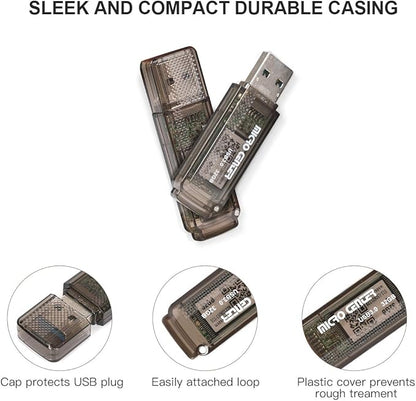 INLAND Micro Center SuperSpeed 5 Pack 64GB and 5 Pack 32GB USB 3.0 Flash Drive Mixed Multipack Thumb Drive Memory Data Storage Bulk, Much Faster Than USB2.0 Flash Drive