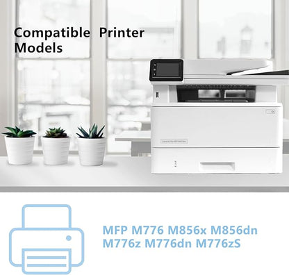 659 659A High Capacity Toner Cartridge Replacement for HP 659A 659X Toner Cartridges W2010A W2011A W2012A W2013A Compatible for Color Enterprise MFP M856DN M856X M776 M776DN M776Z M776ZS Printer