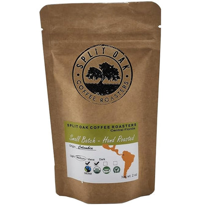 Coffee Samples 5 Pack Gift Set Las Americas. Gourmet Organic Medium Roast whole Bean with Best Beans From Mexico, Guatemala, Peru, Colombia and Brazil