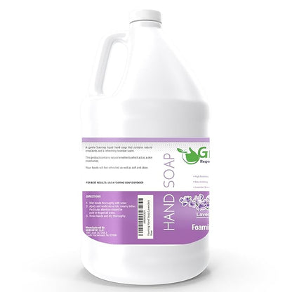 GreenFist Foaming Hand Soap Refills Lavender Scent Jug Foam Refill Made in USA, 128 ounce (1 Gallon)