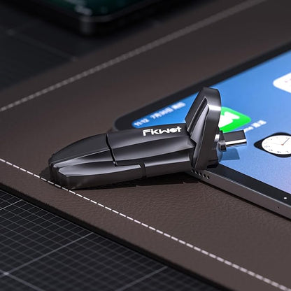 External SSD USB Flash Drive 256GB, Up to 550MB/s 2-in-1 Type C+ USB A USB3.2 Gen2 Solid State Thumb Drive SSD Stick for iPhone 15/16/Android/Windows/Mac/PC/Laptops