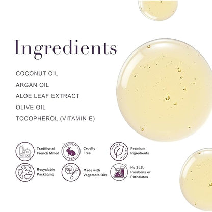 A LA MAISON French Liquid Hand Soap RefilL - Natural Hand Wash Made with Essential Oils - Biodegradable, Plant-Based, Vegan, Cruelty-Free (33.8 Fl Oz Pouch, 2 Pack, Provence Lemon)