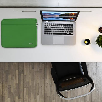 Laptop Sleeve 15.6 inch, Laptop Case Shockproof Protective Notebook Bag with Accessory Pocket, Briefcase Carrying Computer Sleeve for 15.6" HP, ASUS, Dell, Lenovo, Acer -Green