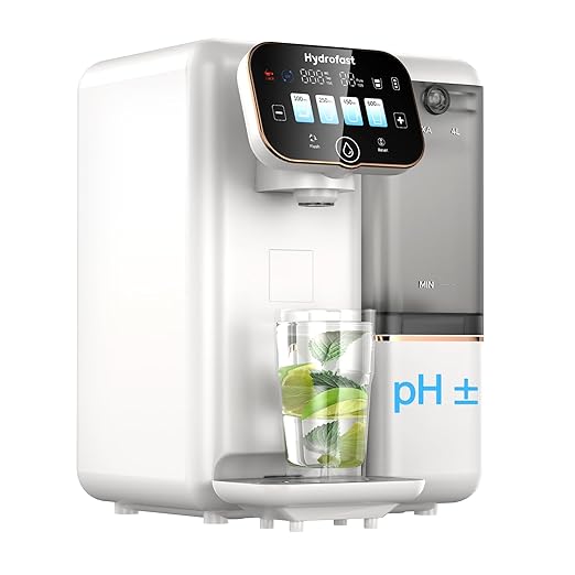 Countertop Reverse Osmosis Water Filter, 5-Stage Water Filtration System for Kitchen, RV, Office, White