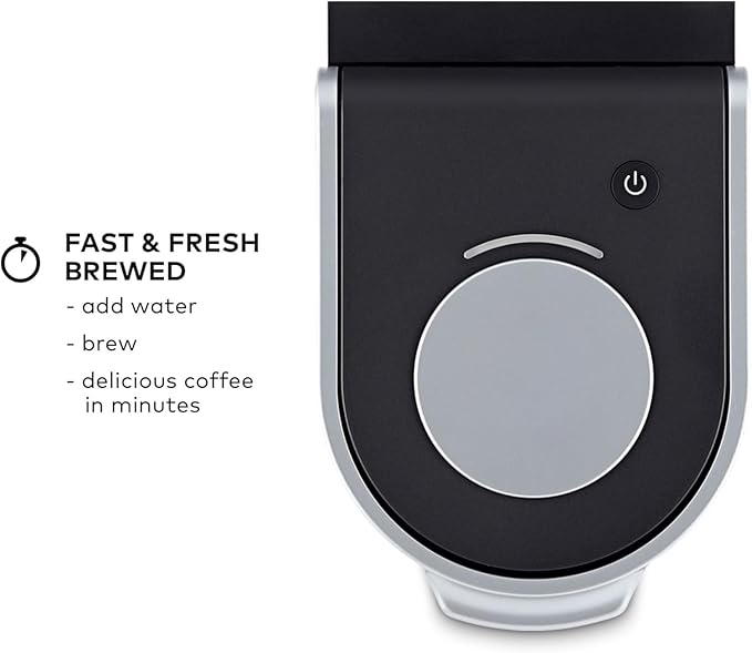 KeurigK Mini Single Serve KCup Pod Coffee Maker, 6 to 12oz Brew size, with Cord Storage, Perfect for Small Spaces, Black