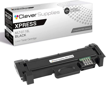 CS Replacement Toner Cartridge Compatible with Samsung Xpress M3015DW MLT-D118L Black Xpress M3015DW Xpress M3065FW