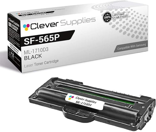 CS Replacement Toner Cartridge Compatible with Samsung SF-565P ML-1710D3 Black