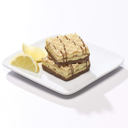 Proti-Thin High Protein Lemon Wafer Squares, 15g Protein, Low Calorie, Low Carb, Low Sugar, Aspartame Free, Diet Wafer Bars, Healthy Snack, 2 Wafers per Serving, 5 Count Box
