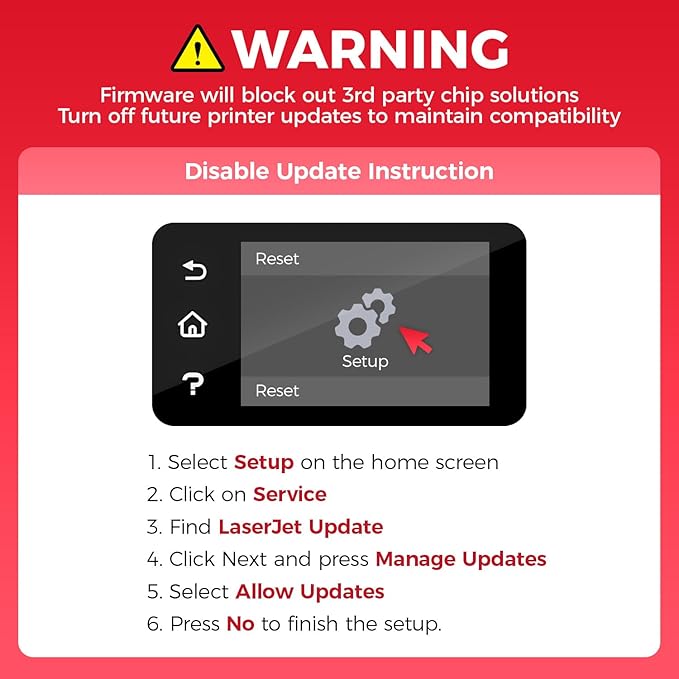 206A Toner Cartridge Set 4-Pack Printer Replacement for HP 206A W2110A W2111A W2112A W2113A Compatible for HP Color LaserJet Pro MFP M283cdw M283fdn M283fdw M282nw M255dw M255nw Ink Black All-in-One
