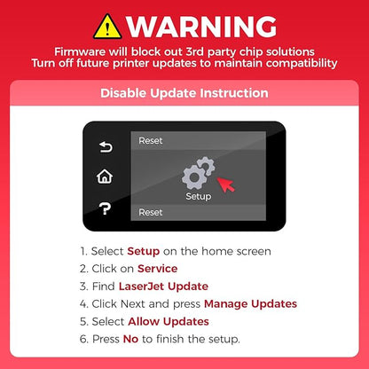 206A Toner Cartridge Set 4-Pack Printer Replacement for HP 206A W2110A W2111A W2112A W2113A Compatible for HP Color LaserJet Pro MFP M283cdw M283fdn M283fdw M282nw M255dw M255nw Ink Black All-in-One