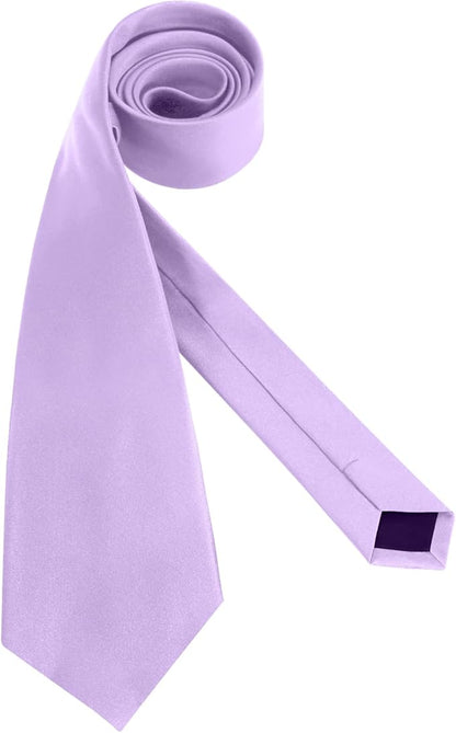 Men's Ties Solid Pure Color 3.15" (8CM) Necktie Plain Formal Business Wedding Black Ties For Men