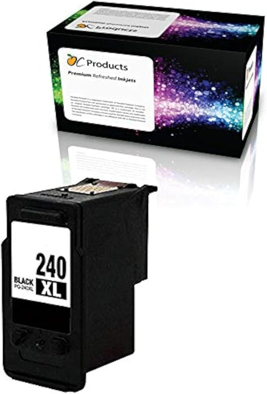 Remanufactured Ink Cartridge Replacement for Canon PG-240XL for PIXMA MG2120 MX532 MG3220 MG3520 MG3620 MX472 Printers (1 Black)