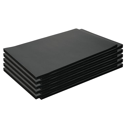 Construction Paper,Black,12 inches x 18 inches,500 Sheets,Heavyweight Construction Paper,Crafts,Art,Kids Art,Painting,Coloring,Drawing,Creating,Paper,Art Project,All Purpose