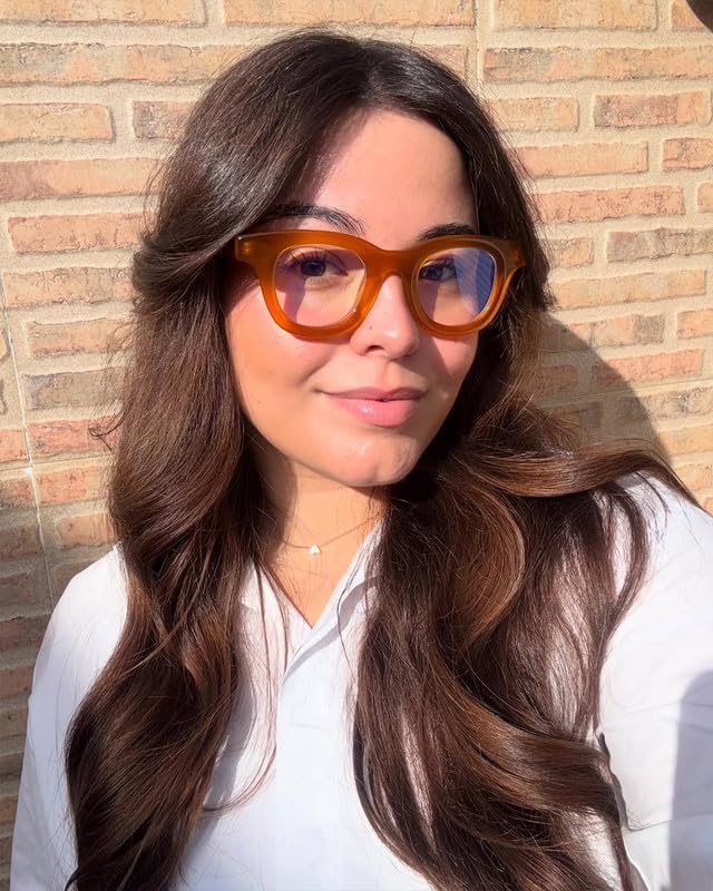 Blue Light Blocking Glasses - Anti Glare & Eyestrain, 99% Filter, Lightweight Acetate Frame for Gaming/Office/Reading