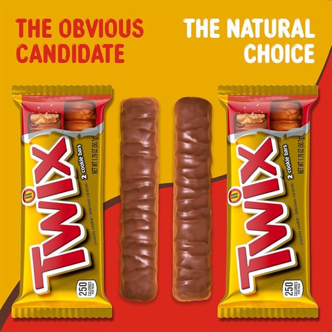 TWIX Bulk Chocolate Candy Individually Wrapped, Full Size, Caramel Chocolate Cookie Candy Bar, Perfect for Snacks, Parites, Goodie Bags, Holidays 36-Count Box