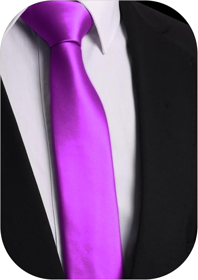 Dibi Solid Color Ties for Men, Formal Mens Ties, Neck Tie, Classic Tie for Boys Women Teens, Wedding Business Costume Necktie