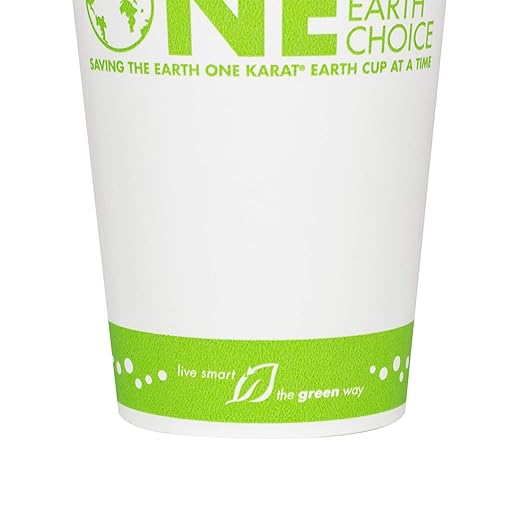 Karat Earth KE-K516 16 oz. Eco Print Paper Hot Cup (Case of 1000)