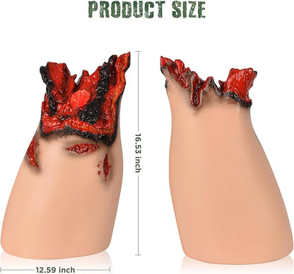 Wound Packing Thigh Trainer Kit with Tourniquet, Lower Extremity Trauma Trainer for First Aid and Military Training, Tourniquet Training Leg